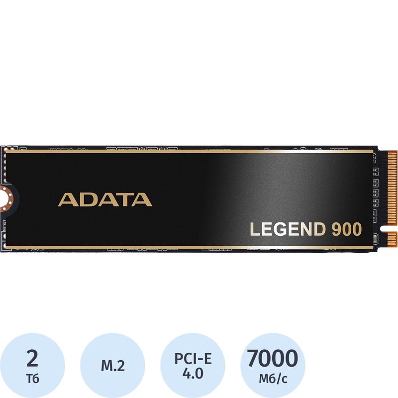 Изображение товара SSD накопитель ADATA LEGEND 900 2 ТБ M.2 PCIe 4.0 TLC NVMe высокоскоростной