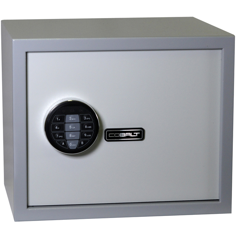 Изображение товара Мебельный сейф Cobalt EKN-28 с электронным замком, анкерное крепление, серый цвет