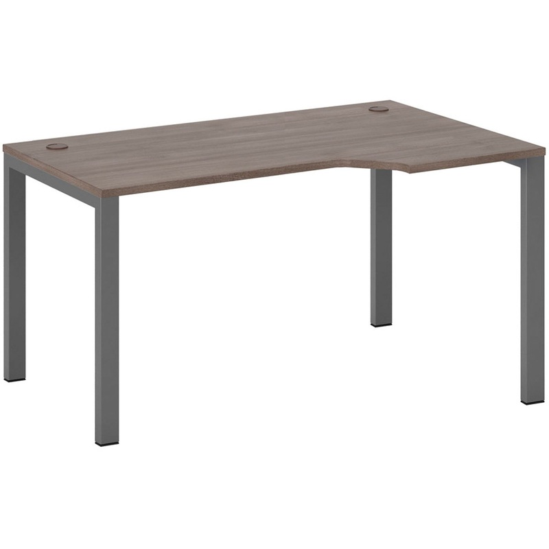 Изображение товара Стол эргономичный NLN36322734 (дуб тёмный шамони/антрацит , 1500х900х750 мм)