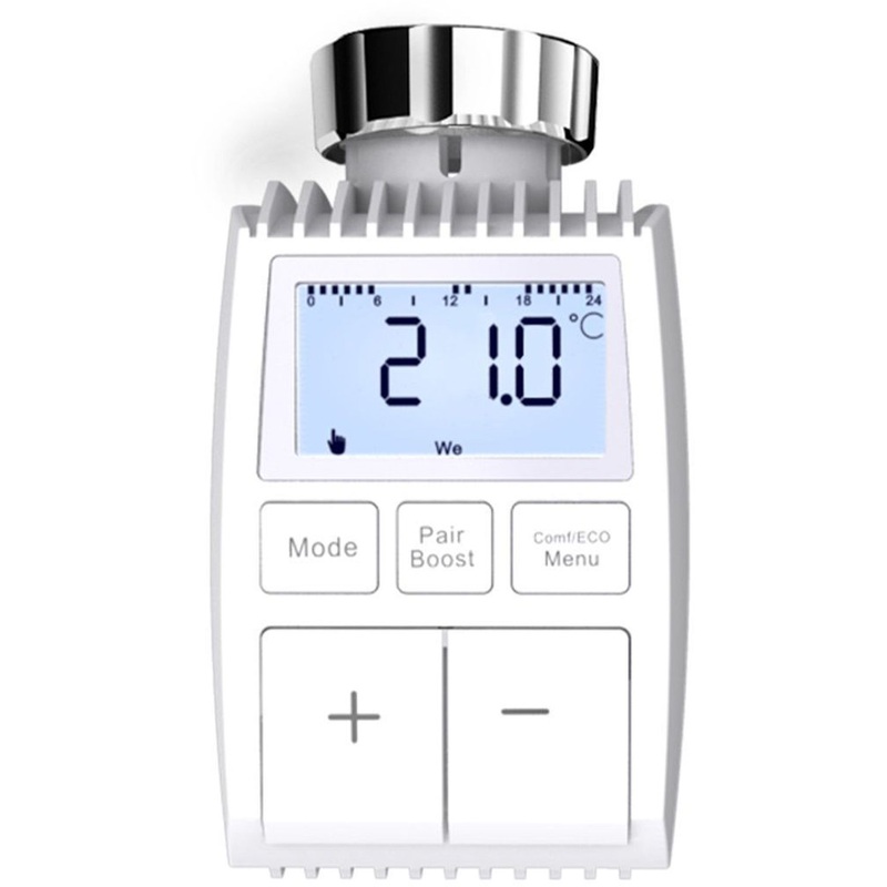 Изображение товара Терморегулятор MOES ZigBee Thermostat Valve TV01 белый