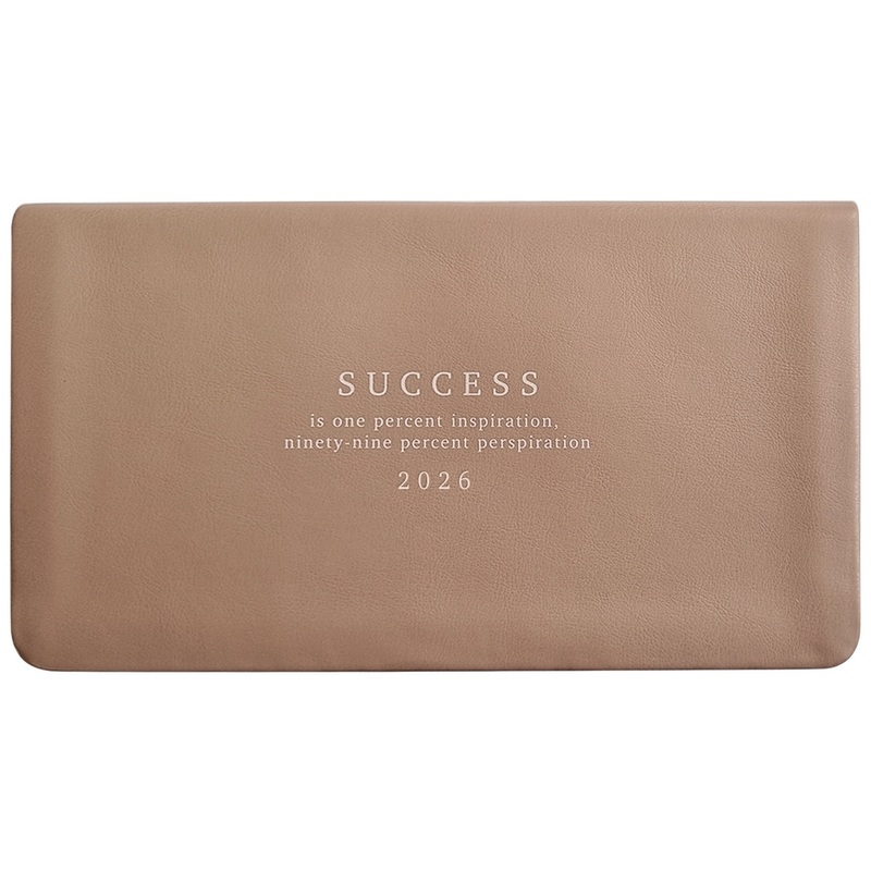 Изображение товара Еженедельник датированный 2026 год InFolio Success искусственная кожа А6 64 листа бежевый, I1835emb/beige