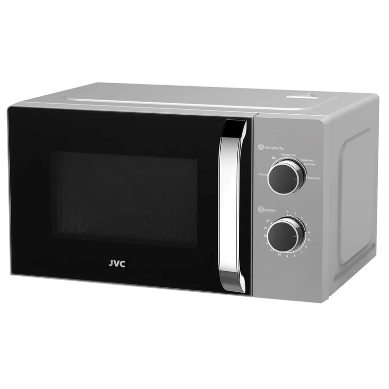 Изображение товара Микроволновая печь JVC JK-MW147M серебристая 20 л мех управление
