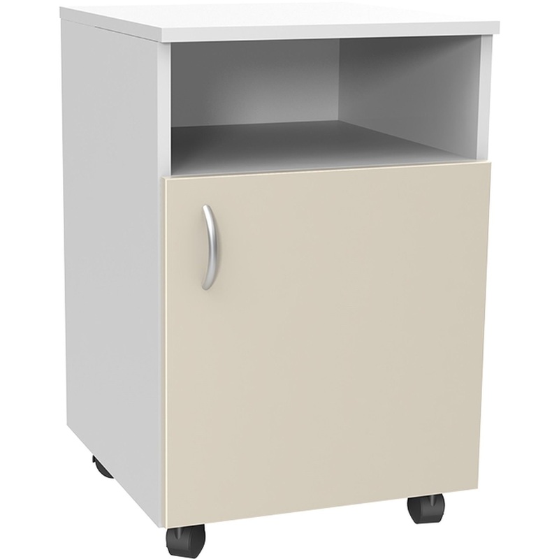 Изображение товара Тумба подкатная Megi МД-105 (белый/бежевый, 430х450х660 мм)