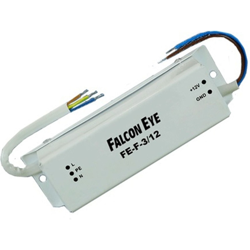 Изображение товара Блок питания Falcon Eye FE-F-3/12 12В 3А для систем видеонаблюдения IP67