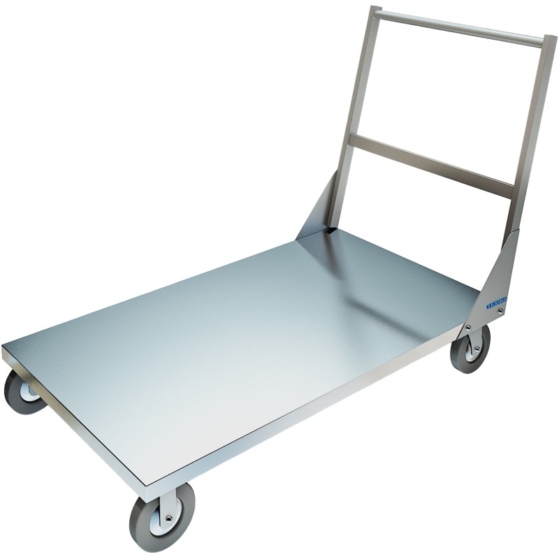 Изображение товара Тележка погрузочная ТП-110М с нержавеющей сталью и грузоподъемностью 300 кг