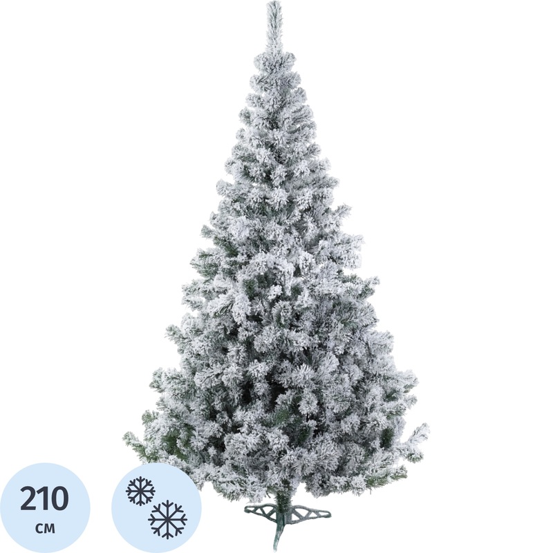 Изображение товара Ёлка Кристина искусственная новогодняя высота 2.1 м заснеженная