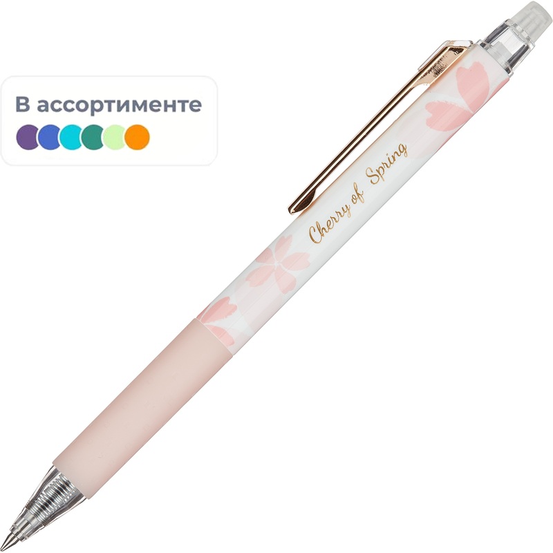 Изображение товара Гелевая ручка со стираемыми чернилами M&G Sakura Time синий 0.35 мм