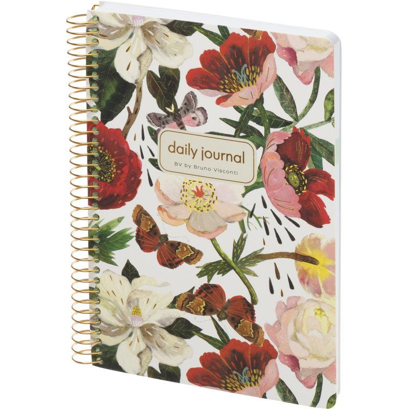 Изображение товара Ежедневник Bruno Visconti Пионы А5 136 листов недатированный с рисунком