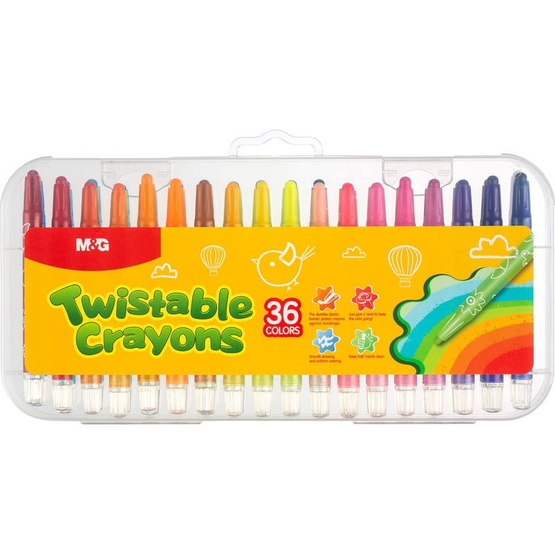 Изображение товара Мелки восковые M&G круглые 36 цветов