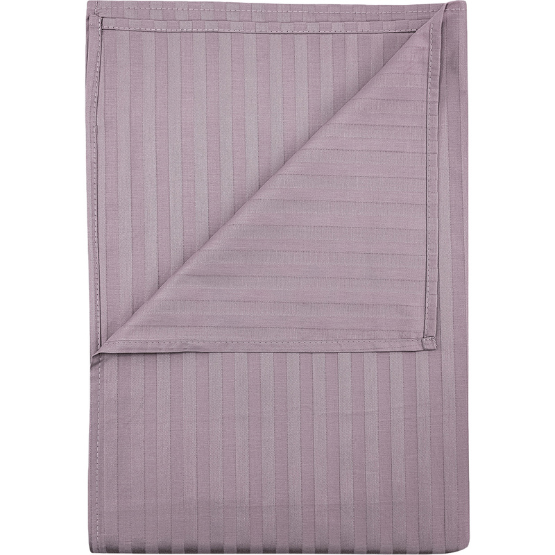 Изображение товара Простыня Monocolor 150x220 см страйп-сатин сиреневая для спальни