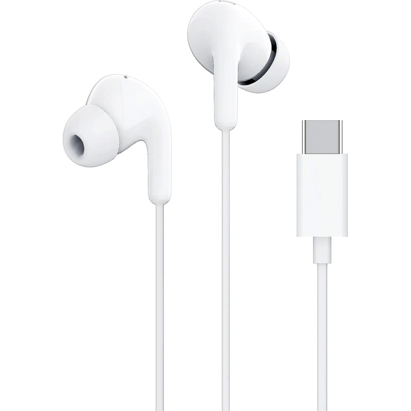 Изображение товара Наушники Xiaomi Type-C Earphones белые проводные внутриканальные с микрофоном