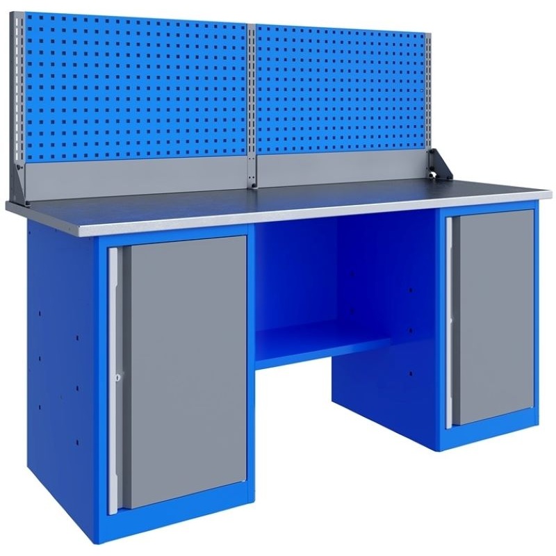 Изображение товара Верстак слесарный Верстакофф TNC 181.77.2-1 синий серый 1796х696х1470 мм