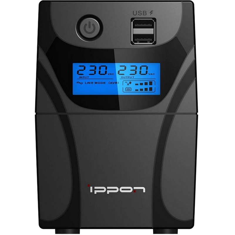 Изображение товара Уценка ИБП Ippon Back Power Pro II 800 для защиты техники