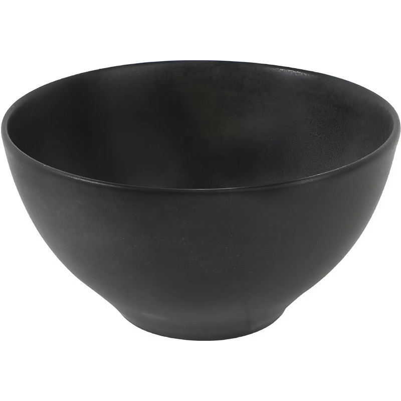 Изображение товара Набор фарфоровых салатников Porland Seasons 16 см чёрный 6 штук