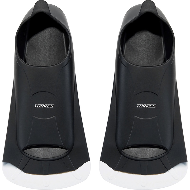 Изображение товара Ласты для бассейна Torres F02 размер 38-40 чёрные/серые для тренировок