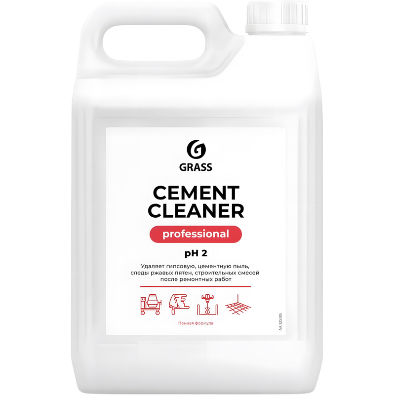 Изображение товара Средство для очистки после ремонта Grass Cement Cleaner 5.5 кг концентрат профессиональное