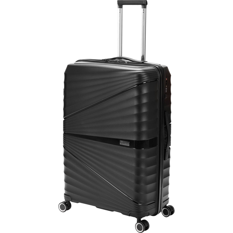 Изображение товара Чемодан Torber Nevo размер L 95 л из полипропилена черный для путешествий