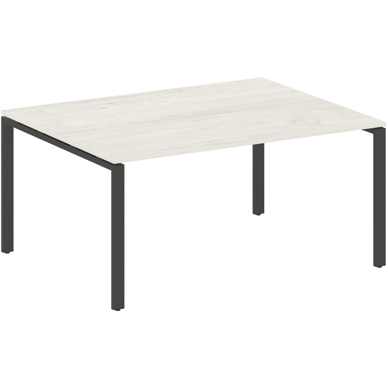 Изображение товара Стол для переговоров Metal System Style БП.ПРГ-1.4 1600x1235x750 мм дуб наварра/антрацит