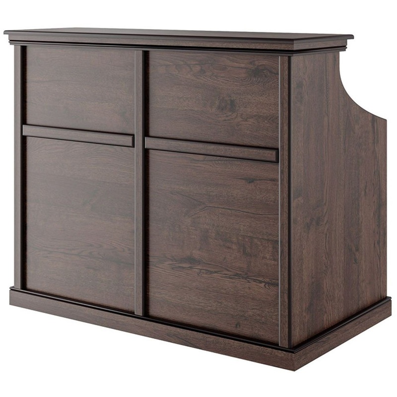 Изображение товара Модуль стойки ресепшн прямой Bern BRN8690204 (дуб апрельский, 1400х768х760 мм)