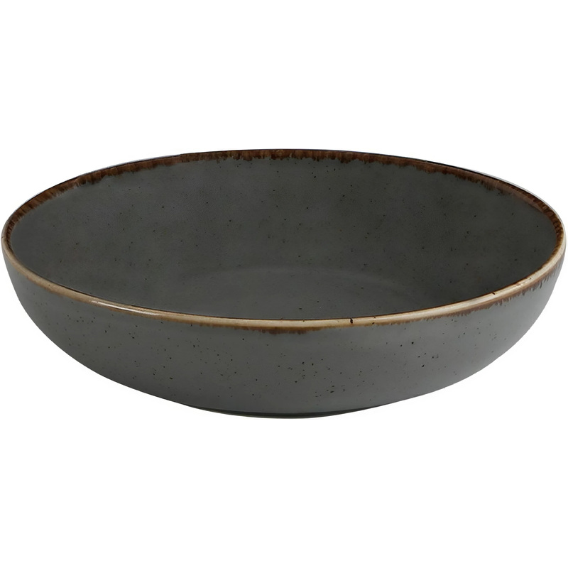 Изображение товара Набор салатников Porland 17 см 415 мл тёмно-серый 6 штук