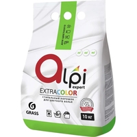 Порошок стиральный автомат Grass Alpi Expert Extra Color 10 кг для  цветного белья