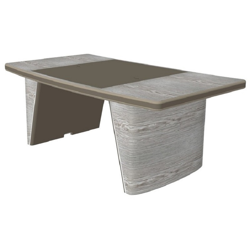 Изображение товара Стол руководителя New.Tone Nt-190 дуб серебристый/стоун 1900х1080х740 мм