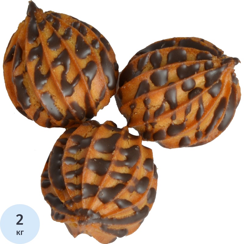 Изображение товара Печенье заварное Ванюшкины сладости Пышка-хвастунишка в глазури 2 кг