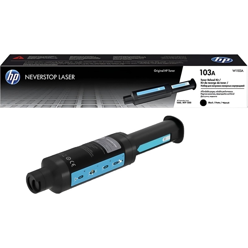 Изображение товара Лазерный картридж HP 103A W1103A черный оригинальный для серии Neverstop Laser