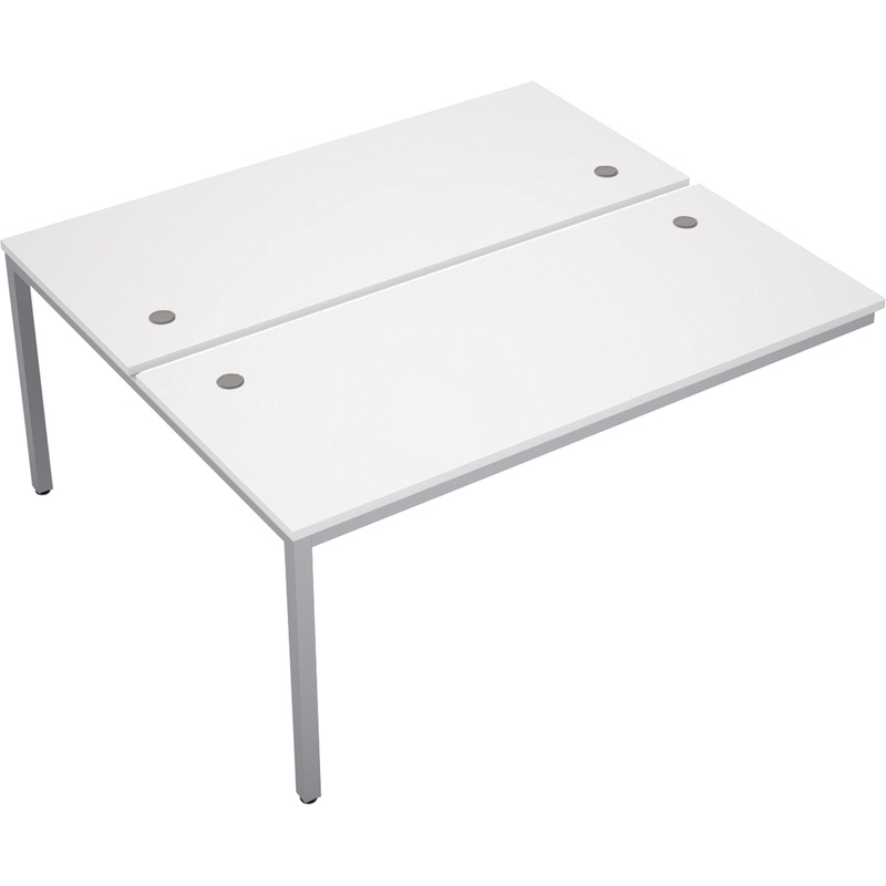 Изображение товара Элемент Avance 6МБК.274 белый/алюминий матовый металлический каркас для офисной мебели