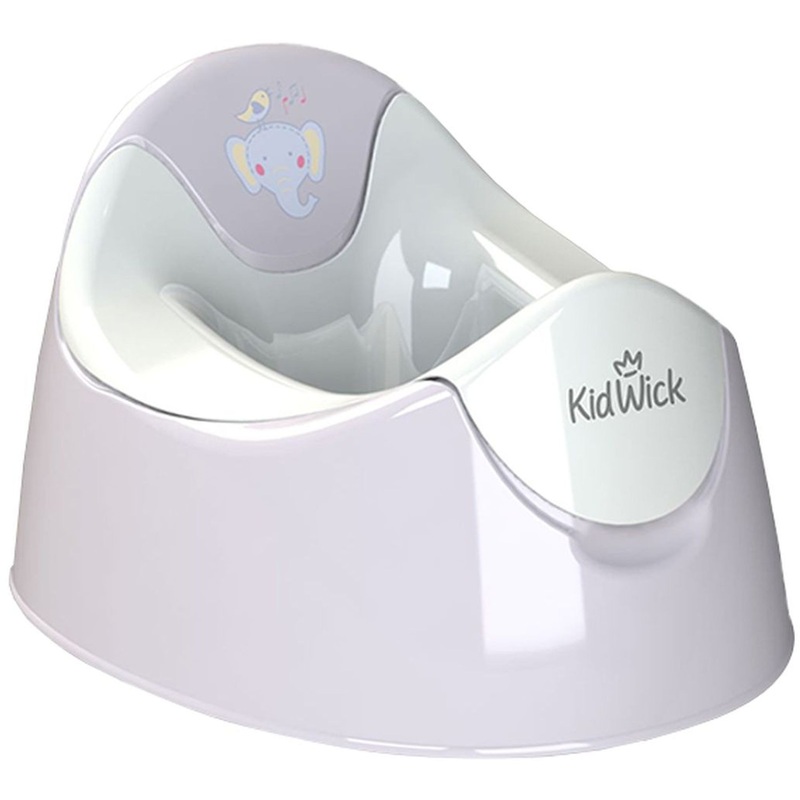 Изображение товара Горшок детский Kidwick Трио серый белый 280х200х335 мм удобно безопасно