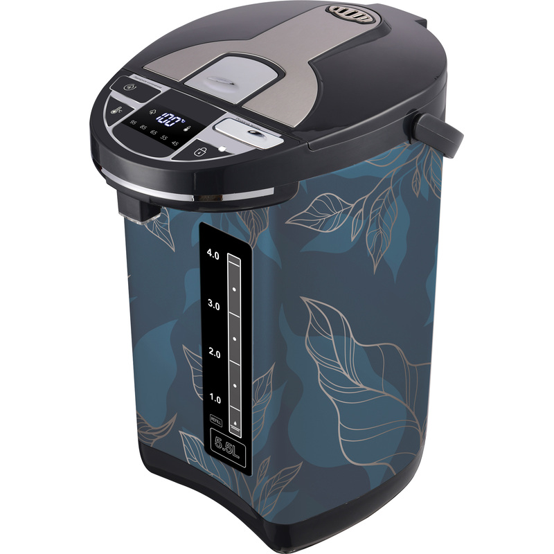 Изображение товара Термопот JVC JK-TP1047 синий 5.5 л, 1450 Вт, металлический