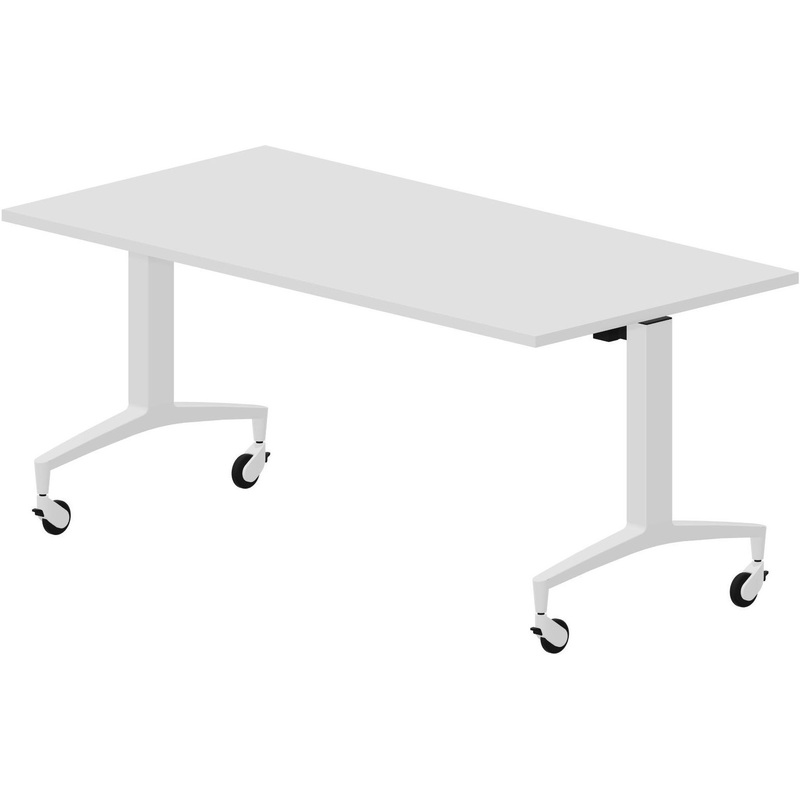 Изображение товара Стол для переговоров Setup SETPT168BLBL белый 1600х800х725 мм с механизмом складывания