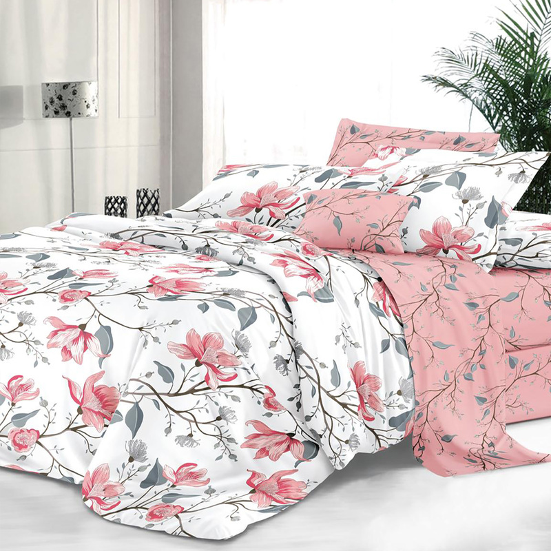 Изображение товара Постельное бельё Эльф Юлия 2-спальное сатин с европростынёй 220x240 см и наволочками 70x70 см