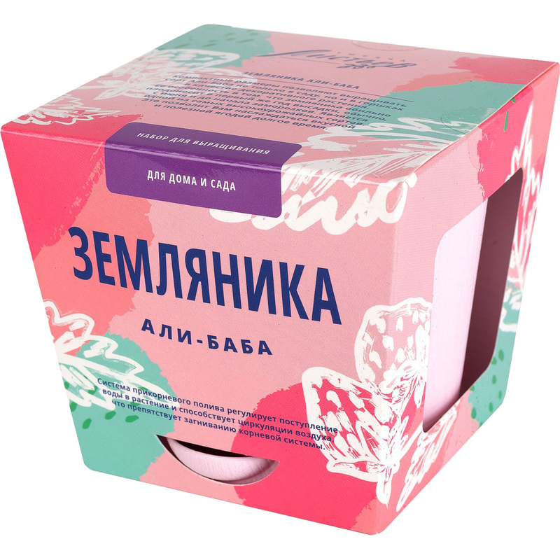 Изображение товара Набор для выращивания Земляника Али-Баба 10x10x10 см