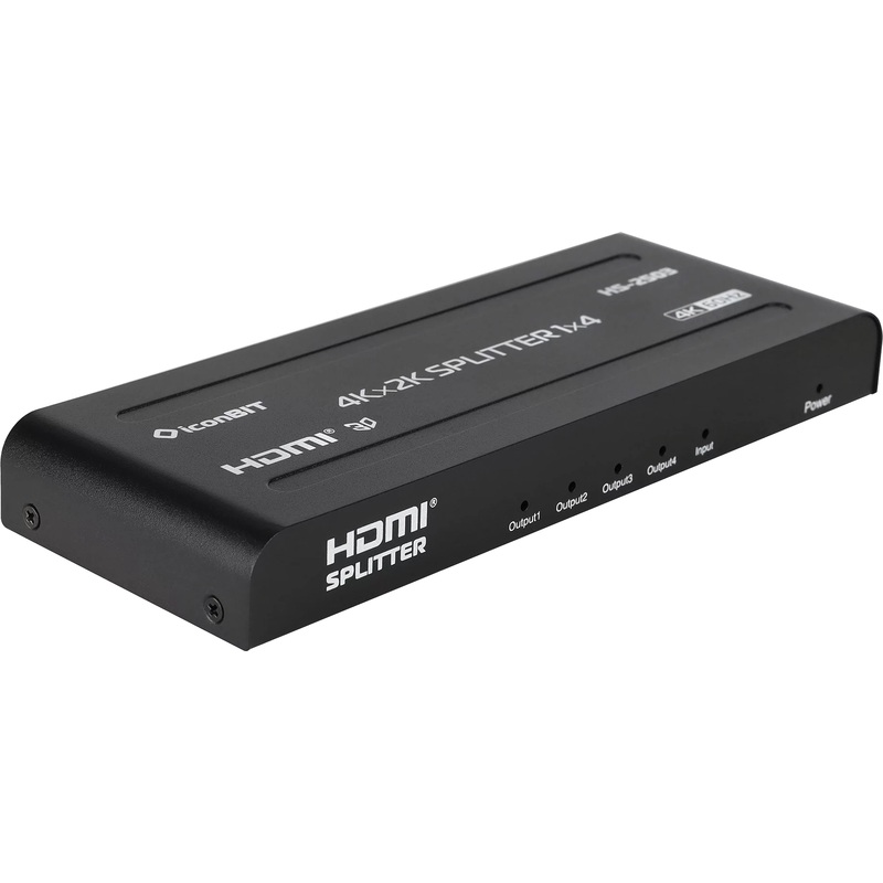 Изображение товара Усилитель-распределитель Iconbit HS-2503 для 4K видео