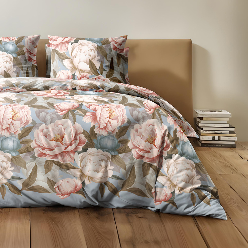 Изображение товара Комплект постельного белья Хорошо дома! Симфония семейное хлопок 70х70 см