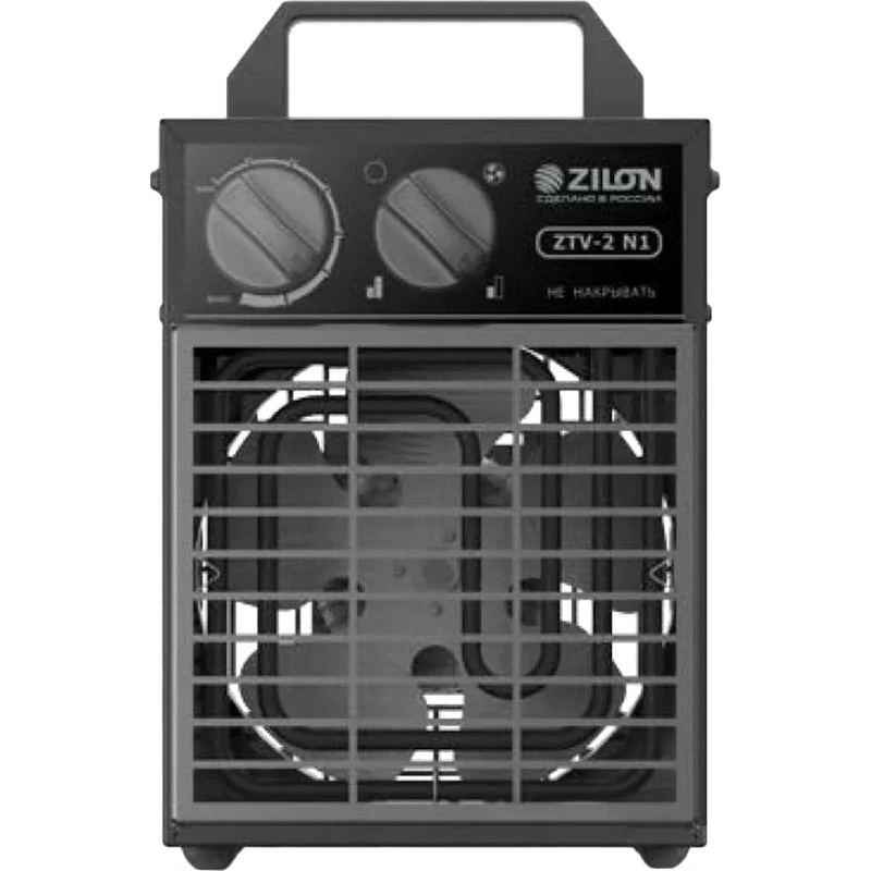 Изображение товара Пушка тепловая электрическая Zilon ZTV-2 N1 2 кВт для обогрева помещений