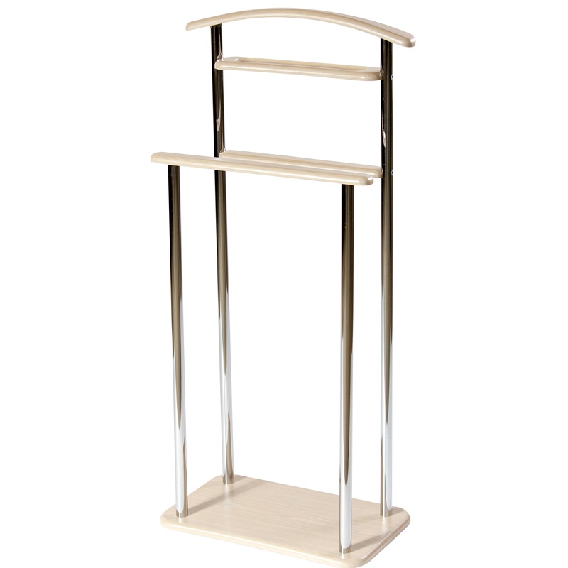 Изображение товара Вешалка костюмная Элдридж из дуба беленого для аккуратного хранения