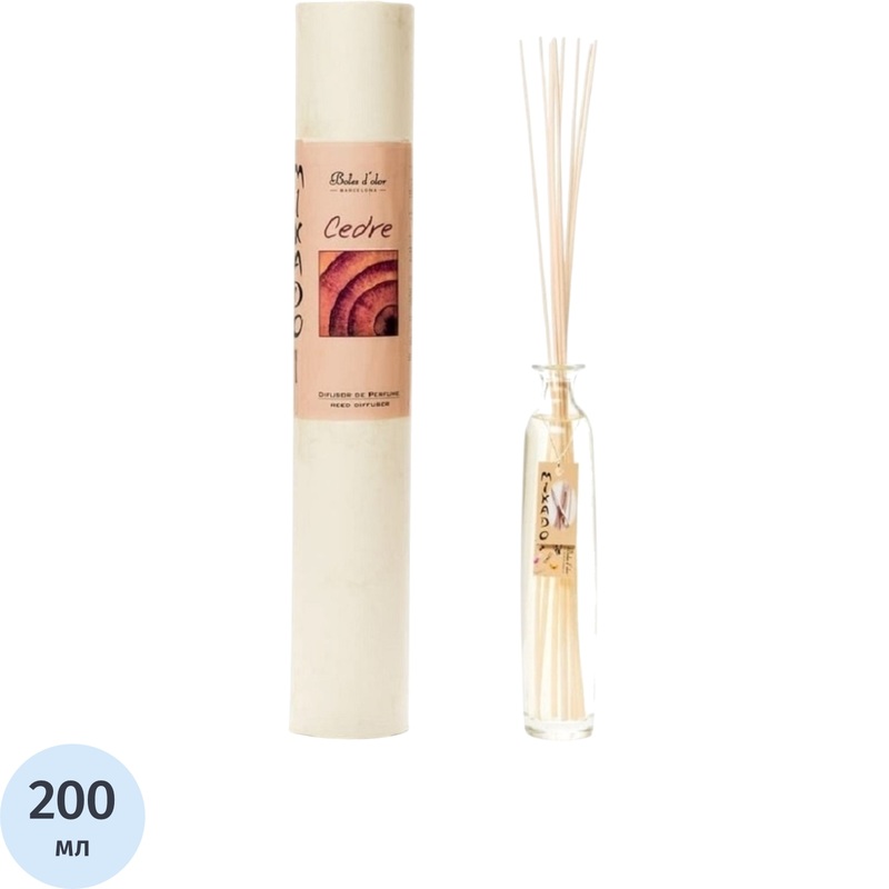 Изображение товара Аромадиффузор Boles D'olor Cedre 200 мл для дома и офиса с древесными и цитрусовыми нотами