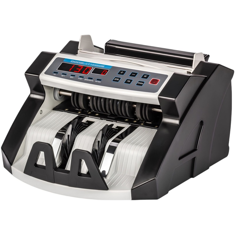 Изображение товара Счетчик банкнот DORS 1040UM быстро и точно пересчитывает наличные