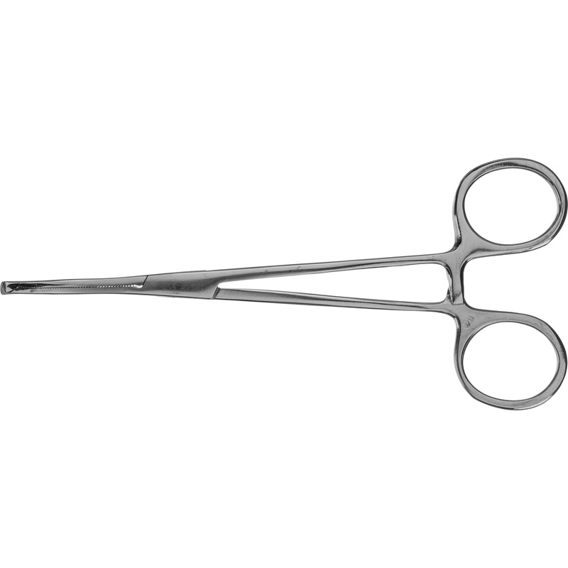 Изображение товара Зажим кровоостанавливающий Ворсма зубчатый изогнутый № 2 160 мм для хирургии