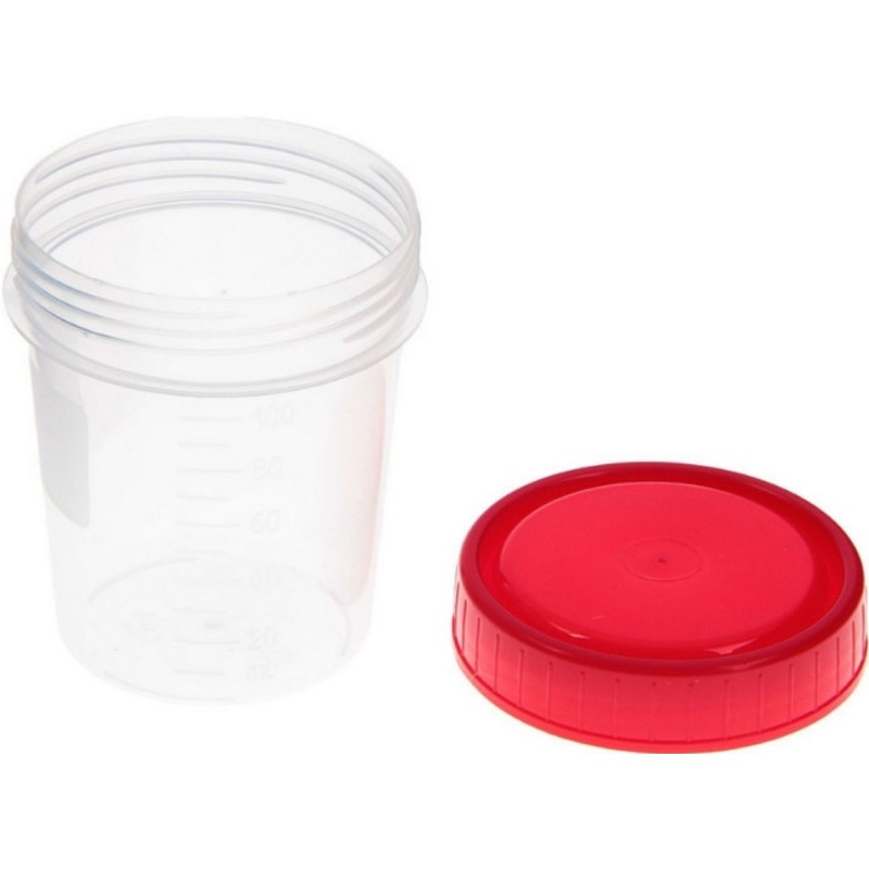 Изображение товара Контейнер для сбора биоматериалов Полиэфир стерильный 60 мл (250 штук в упаковке)