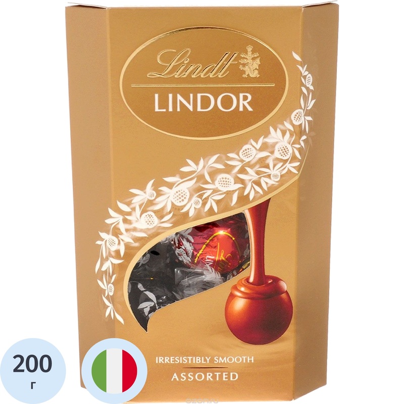 Изображение товара Конфеты шоколадные Lindor ассорти 200 г