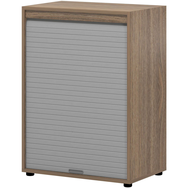 Изображение товара Шкаф-тумба Ринг КМ 240 (дуб шамони темный/серый, 600х380х739 мм)