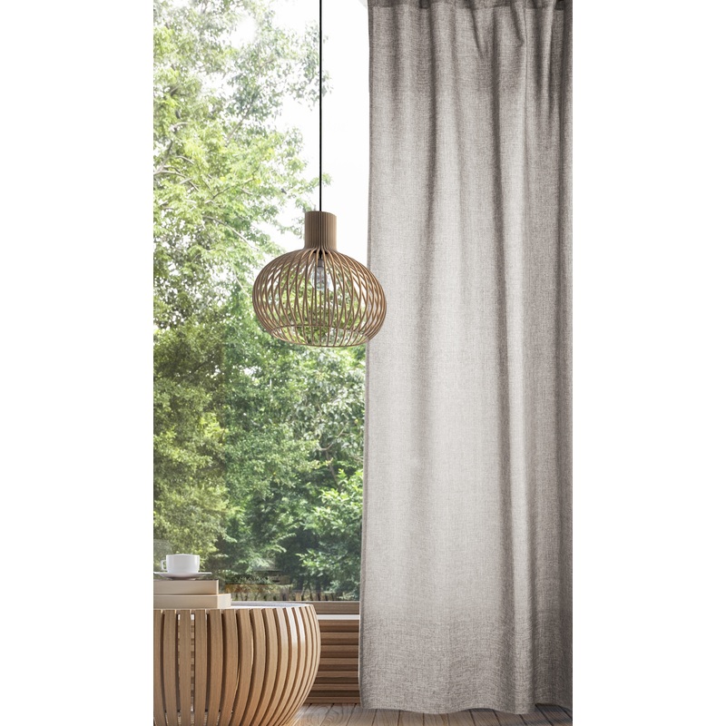 Изображение товара Комплект штор Волшебная ночь 165x270 см бежевые две штуки рогожка