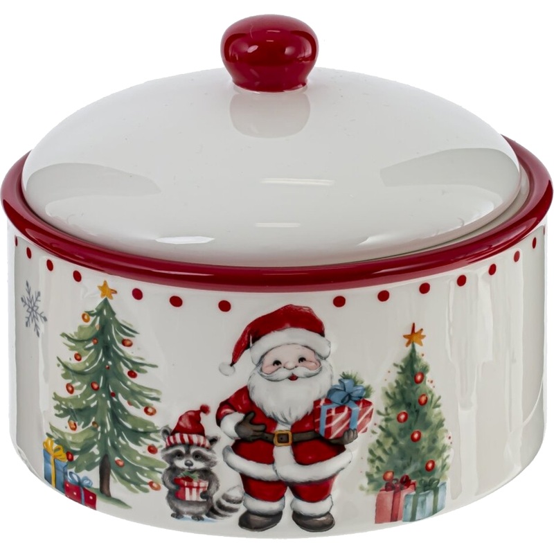 Изображение товара Сахарница Новогодний подарок керамика 900 мл