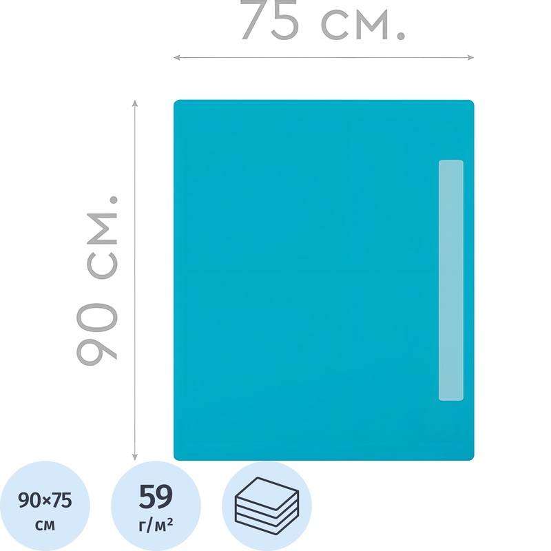 Изображение товара Простыня одноразовая Каптель 90x75 см с адгезивным краем