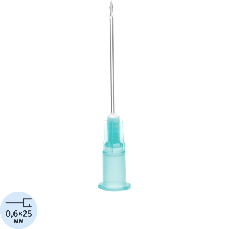 Изображение товара Игла инъекционная SFМ 23G 0.6х25 мм, 100 шт в упаковке, стерильная Германия