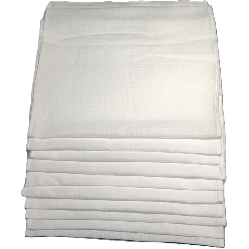 Изображение товара Вафельное полотенце 45х60см 110г/м2 белое упаковка 10 штук