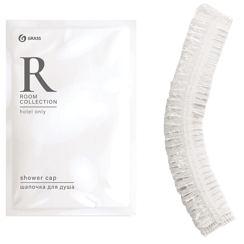 Изображение товара Шапочка для душа Grass Room флоупак 200 штук бесцветная